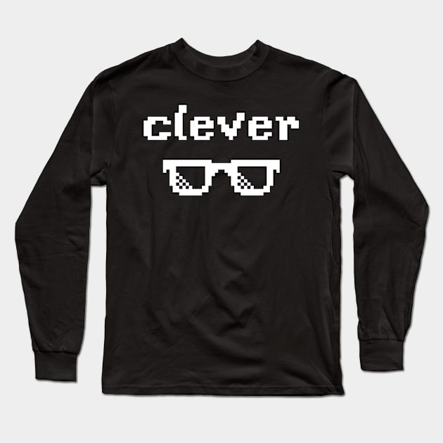 clever Long Sleeve T-Shirt by Mamon
